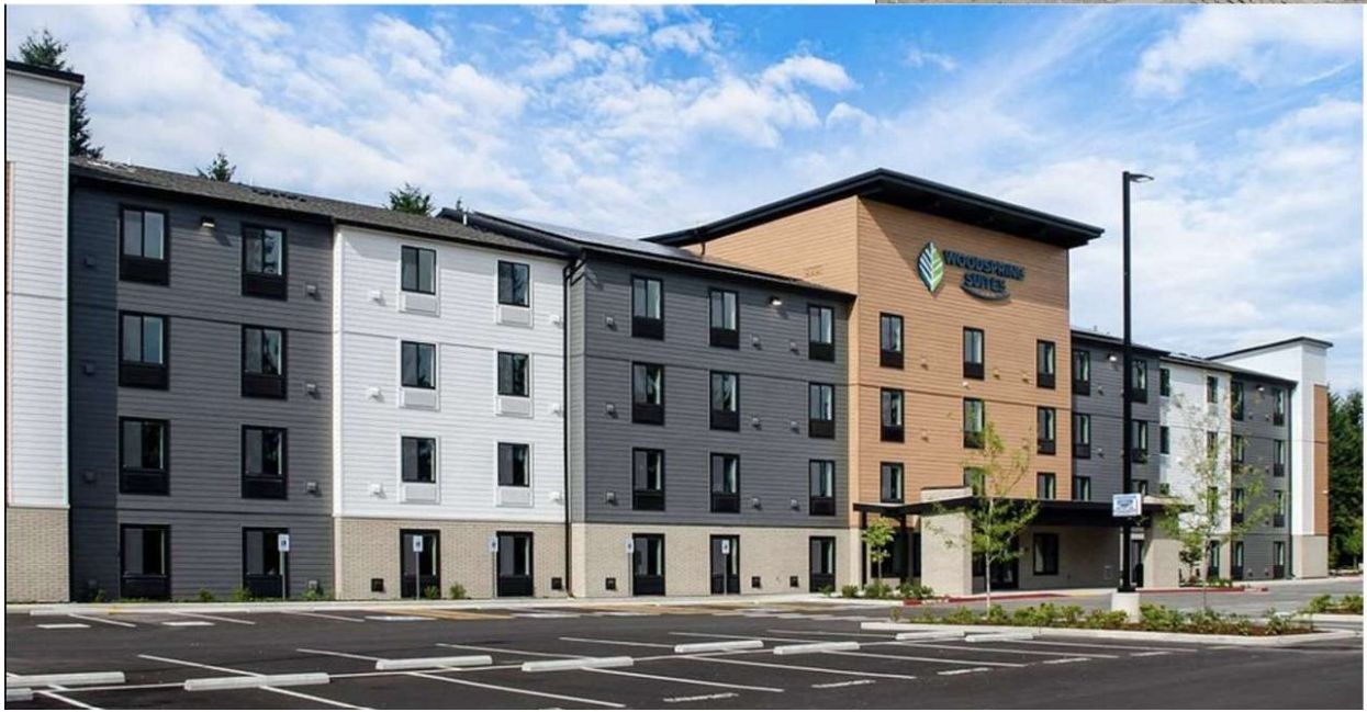 WoodSpring Suites under construction in the Tri-Cities, WA